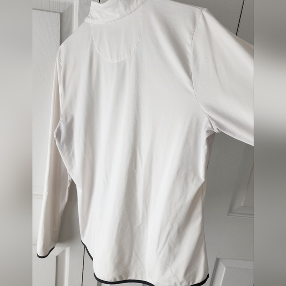 E.P Pro Tour Tech Pullover | white | small | Golf - Picture 5 of 5